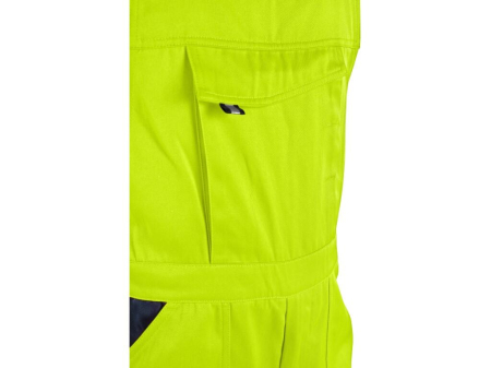 Pantaloni cu pieptar reflectorizanti Canis CXS 1112 NORWICH, 65% poliester, 35% bumbac, 280gr/mp [3]
