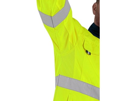 Jacheta reflectorizanta Canis CXS 1112 HALIFAX, 60% bumbac, 40% poliester, 190gr/mp [2]