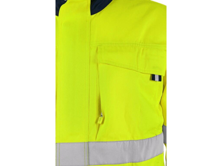 Jacheta reflectorizanta Canis CXS 1112 HALIFAX, 60% bumbac, 40% poliester, 190gr/mp [4]