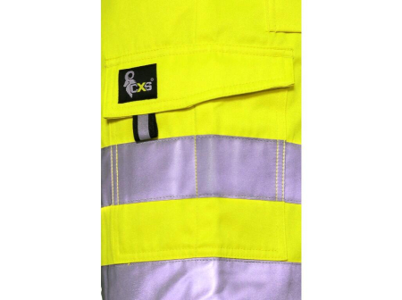 Pantaloni scurti reflectorizanti Canis CXS 1112 NORWICH, 65% poliester, 35% bumbac, 280gr/mp [2]