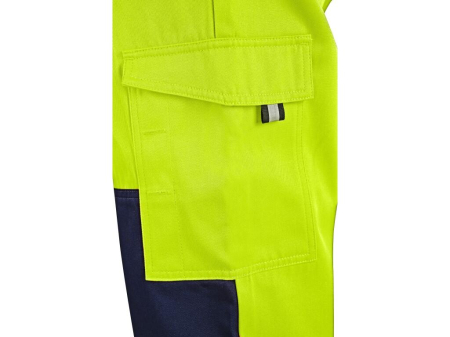 Pantaloni de lucru in talie reflectorizanti Canis CXS 1112 NORWICH, 65% poliester, 35% bumbac, 280gr/mp [3]