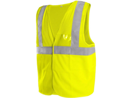 Veste reflectorizante - Vesta reflectorizanta Canis CXS 1114 DORSET, tip plasa, 100% poliester, 120gr/mp