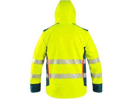 Jacheta softshell reflectorizanta Canis CXS 1117 BEDFORD, 100% poliester [1]