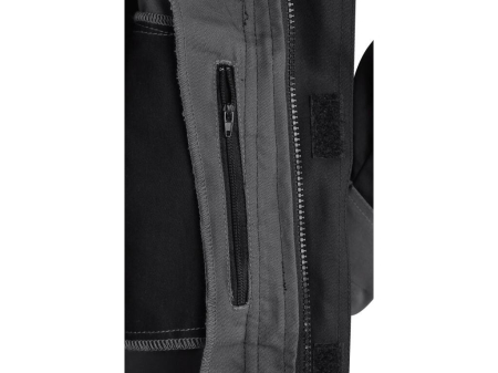 Jacheta de lucru multirisc Canis CXS 1120 WorkTech-Multi, 80% bumbac, 19% poliester, 1% fibra de carbon antistatica, 300gr/mp [5]