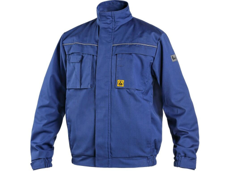 Imbracaminte de lucru - Jacheta de lucru antistatica Canis CXS 1130 ELEKTROTECHNIK II, 65% poliester, 33% bumbac, 2% fibre conductive, 200gr/mp