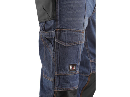 Pantaloni denim Canis CXS 1490 Nimes, denim 100% bumbac, 370gr/mp [2]