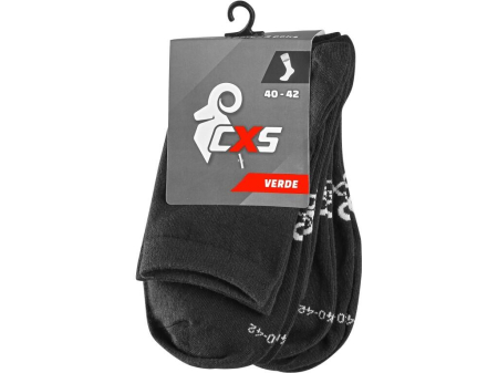 Sosete Canis CXS 1830 VERDE, 80% bumbac, 15% poliester, 5% elastan, set 3 perechi [1]