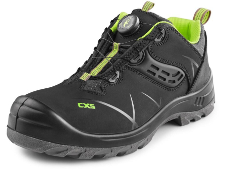 Pantofi de lucru S3 cu bombeu si lamela, piele hidrofobizata - Pantofi de protectie Canis CXS 2128 UNIVERSE CLOUD S3S FO SR, cu bombeu din compozit si lamela