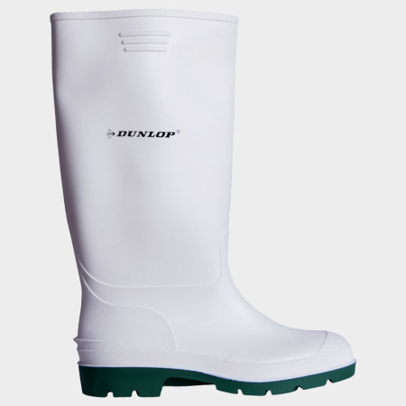 Cizme de cauciuc albe - Cizme de lucru Dunlop PRICEMASTOR, PVC
