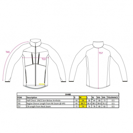 Jacheta de lucru softshell Portwest BASE LAYER DX4, 92% nylon, 8% elastan, 213 gr/mp [2]