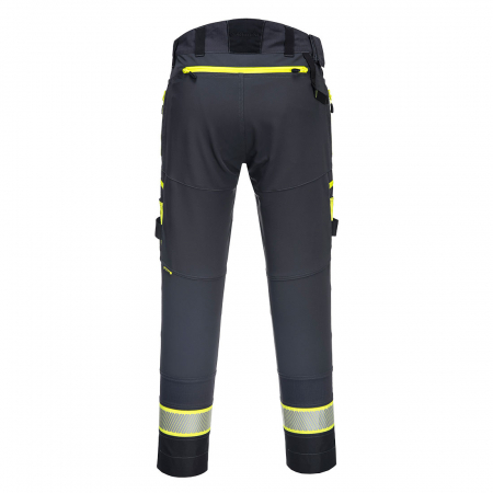 Pantaloni de lucru in talie Portwest DX449 DX4, cu benzi reflectorizante 93% poliester, 7% elastan, 270g [2]