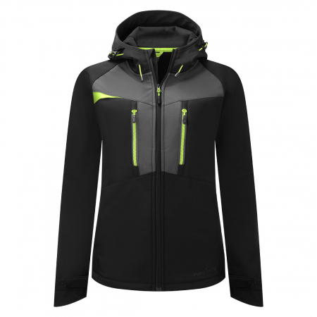 Imbracaminte de lucru - Jacheta de lucru impermeabila dama Portwest Women's SOFTSHELL, 92% poliester, 8% elastan, 310 gr/mp