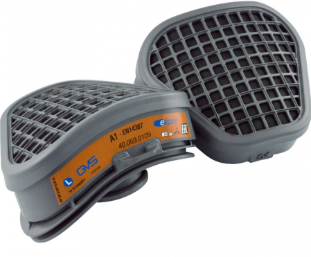 Protectia capului - Filtre Gvs A1 pentru semimastile  SPR511 si SPR512, set 2buc, schimbabile, de inalta eficienta