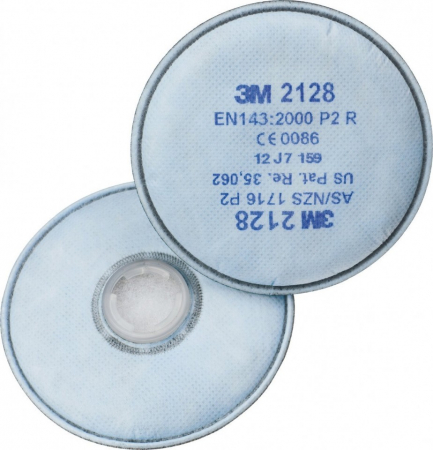 Filtre 3M 2128 P2 carbune activ pentru mirosuri neplacute, set 2buc [0]