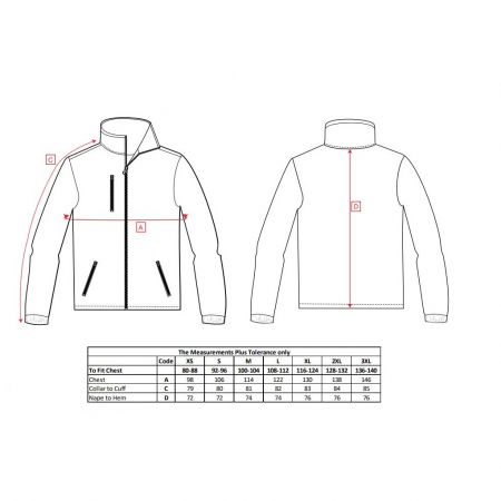 Jacheta fleece Portwest CITY F401, 100% poliester, 410g [1]