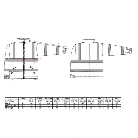 Fleece reflectorizant ignifug antistatic Portwest FR31, 60% modacrilic, 39% bumbac, 1% fibra carbon, 280g [1]
