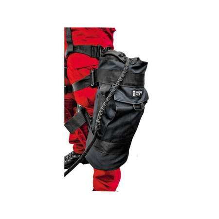 Geanta pentru coarda cu prindere pe picior Singing Rock URNA W1026BB00, 240g, 11L, pana la 30m coarda statica de 11mm [1]