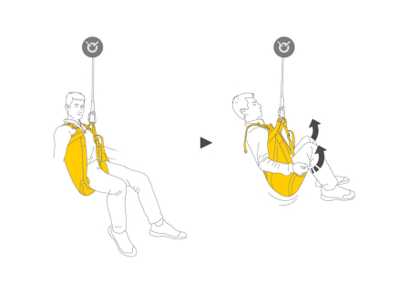 Ham pentru salvare tip triunghi Petzl PITAGOR C060Aa00, compatibil cu scripete ROOLCAB si REEVE [2]