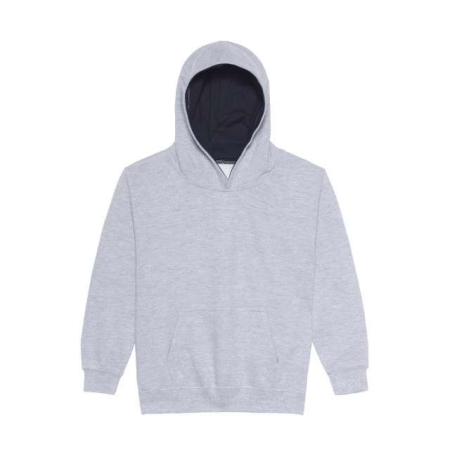 Hanorac cu gluga pentru copii in 2 culori Just Hoods KIDS VARSITY, 80% bumbac, 20% poliester, 280 g/mp [1]