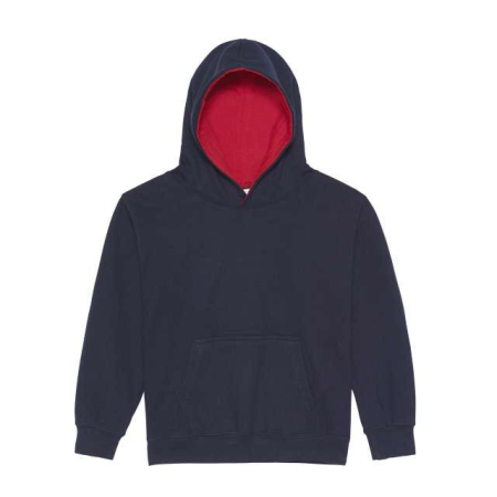 Hanorac cu gluga pentru copii in 2 culori Just Hoods KIDS VARSITY, 80% bumbac, 20% poliester, 280 g/mp [1]
