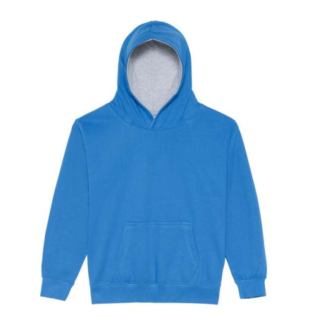 Hanorac cu gluga pentru copii in 2 culori Just Hoods KIDS VARSITY, 80% bumbac, 20% poliester, 280 g/mp [1]