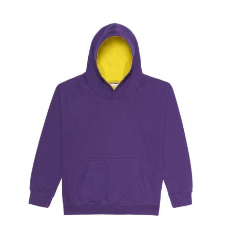 Hanorac cu gluga pentru copii in 2 culori Just Hoods KIDS VARSITY, 80% bumbac, 20% poliester, 280 g/mp [1]