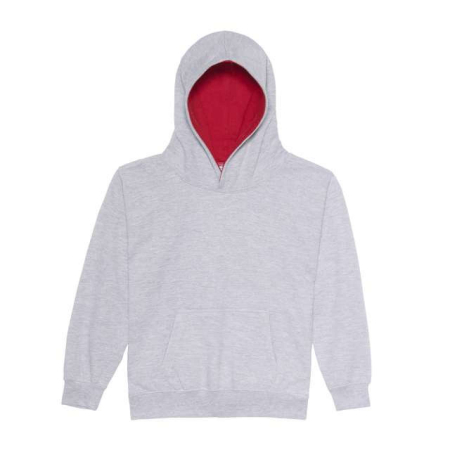 Hanorac cu gluga pentru copii in 2 culori Just Hoods KIDS VARSITY, 80% bumbac, 20% poliester, 280 g/mp [1]