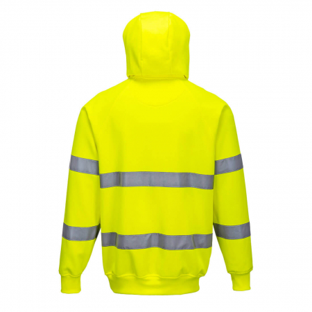 Hanorac cu gluga reflectorizant Portwest B304, 65% poliester, 35% bumbac, 300 gr/mp [1]