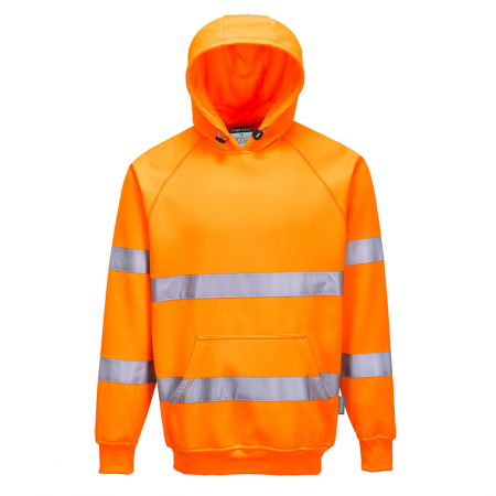 Bluze | Hanorace reflectorizante - Hanorac cu gluga reflectorizant Portwest B304, 65% poliester, 35% bumbac, 300 gr/mp