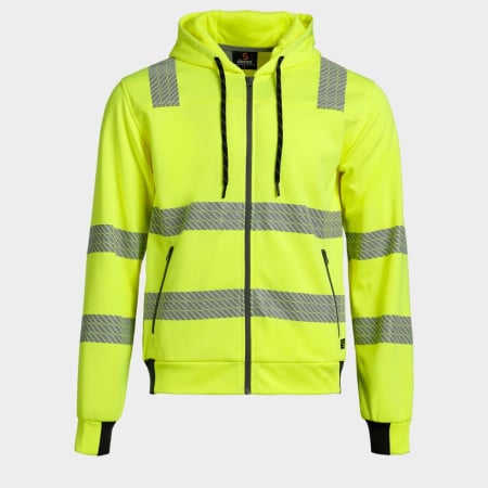 Imbracaminte REFLECTORIZANTA - Hanorac cu gluga reflectorizant Stenso NOBEL HV, 100% poliester, 280 gr/mp