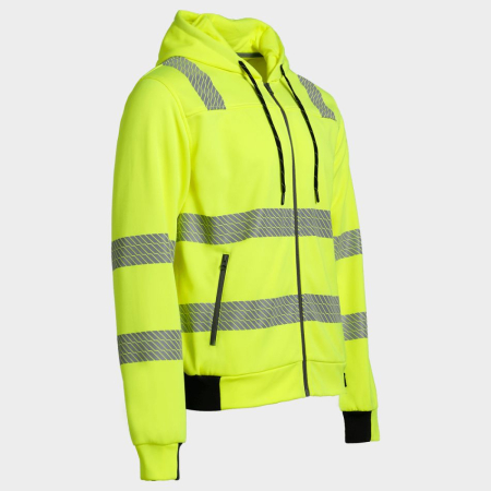 Hanorac cu gluga reflectorizant Stenso NOBEL HV, 100% poliester, 280 gr/mp [2]