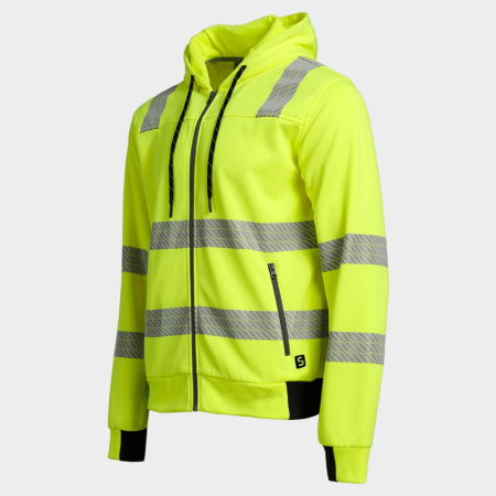 Hanorac cu gluga reflectorizant Stenso NOBEL HV, 100% poliester, 280 gr/mp [3]