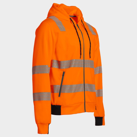 Hanorac cu gluga reflectorizant Stenso NOBEL HV, 100% poliester, 280 gr/mp [1]