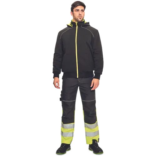 Hanorac reflectorizant cu gluga Cerva KNOXFIELD PROFI HV, 100% poliester, 300 gr/mp [4]
