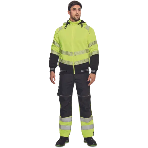 Hanorac reflectorizant cu gluga Cerva KNOXFIELD PROFI HV, 100% poliester, 300 gr/mp [1]