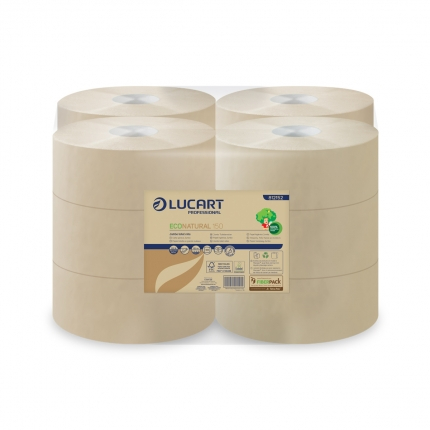 Echipamente speciale de protectie - Hartie igienica Lucart ECOLABEL, din fibre de celuloza econatural