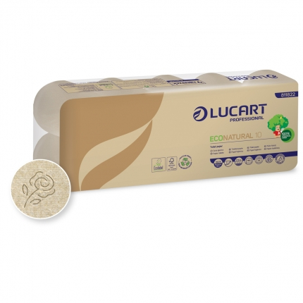 Hartie igienica - Hartie igienica superecologica Lucart ECONATURAL, 10 role