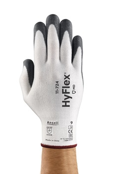 Manusi de protectie - Manusi de protectie taiere Ansell HYFLEX 11-724, impregnate in poliuretan