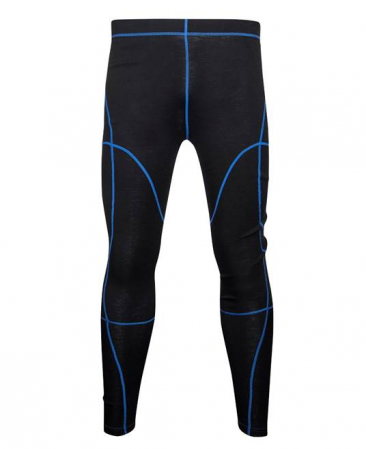 Pantaloni talie vatuiti - Indispensabili Ardon NAVI, 50% lana merinos, 50% poliester