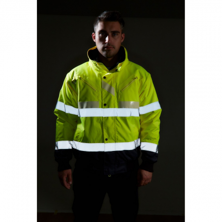 Jacheta reflectorizanta Portwest GLOWTEX 3IN1 G465, 100% poliester, 400 gr/mp [7]