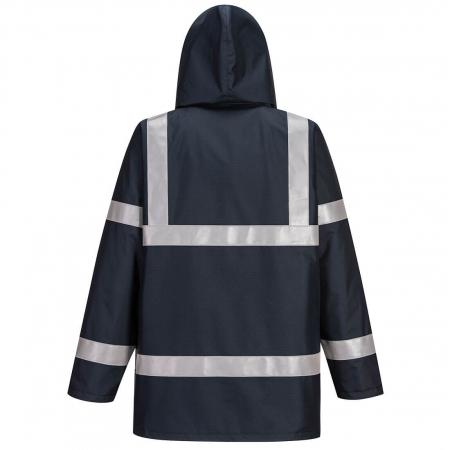 Scurta vatuita de iarna reflectorizanta ignifuga Portwest BIZFLAME RAIN S785, antistatic, 98% poliester, 2% fibra de carbon, 250g [2]