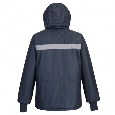Scurta vatuita Portwest COLDSTORE CS10, pentru depozite frigorifice, -40°C, 100% poliester, 300g, cu benzi reflectorizante [2]