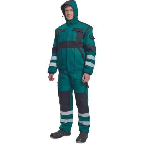 Jacheta de iarna cu benzi reflectorizante Cerva MAX WINTER REFLEX, 100% bumbac [2]