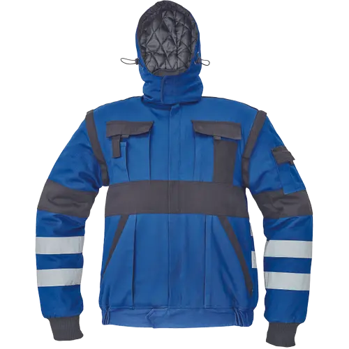 Imbracaminte de lucru - Jacheta de iarna cu benzi reflectorizante Cerva MAX WINTER REFLEX, 100% bumbac