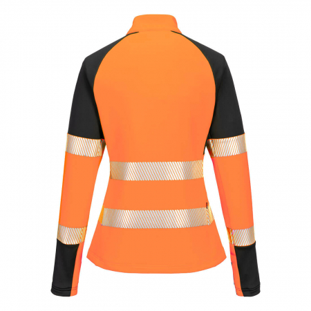 Jacheta de lucru dama Hi-Vis WOMEN'S 1/4 Portwest T173, 92% poliester, 8% elastan, 360 gr/mp [1]