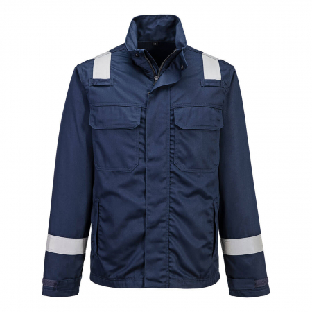 Imbracaminte de lucru - Jacheta de lucru Portwest FR609 Chemical Resistant, 9% bumbac, 1% fibra de carbon, 280gr/mp