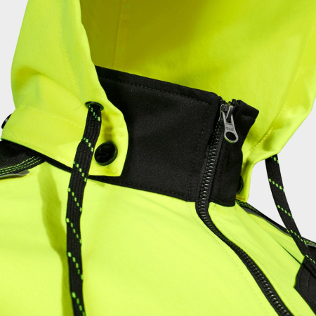 Jacheta de lucru reflectorizanta Stenso REVOLT HV 4STRETCH, cu gluga detasabila, 100% poliester, 280 gr/mp [4]