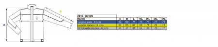 Jacheta de lucru Renania NEW WILLIAM, 97% bumbac, 245gr/mp, 3% spandex [1]
