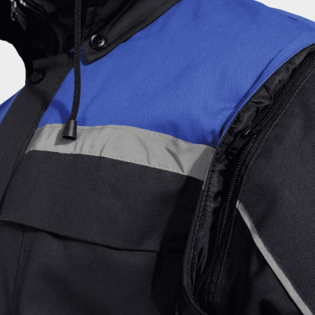 Jacheta de lucru Stenso COLLINS COTTON BLUE, cu maneci detasabile, 100% bumbac, 240 gr/mp [3]