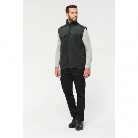 Jacheta fleece Kariban WK9105, 100% poliester, maneci detasabile [8]
